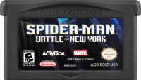 Spiderman Battle for New York GameBoy Advance  box art